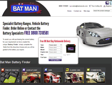 Tablet Screenshot of batmanuk.com